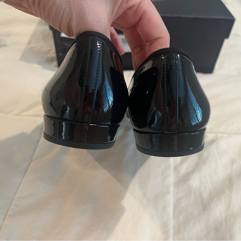 Black Patent Leather Flats - Picture 8 of 11